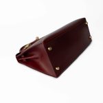 Hermes Kelly 28 Box Calfskin Rouge H Goldplated T Stamp - Image 15