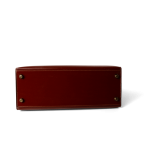 Hermes Kelly 28 Box Calfskin Rouge H Goldplated T Stamp - Image 3