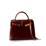 Hermes Kelly 28 Box Calfskin Rouge H Goldplated T Stamp - Image 14