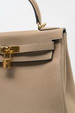 Hermes Kelly 28 Trench Veau Togo Leather Gold Plated 2016 X
