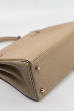 Hermes Kelly 28 Trench Veau Togo Leather Gold Plated 2016 X - Image 3