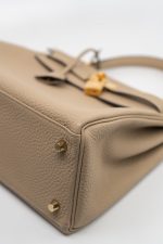 Hermes Kelly 28 Trench Veau Togo Leather Gold Plated 2016 X - Image 10