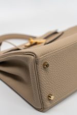 Hermes Kelly 28 Trench Veau Togo Leather Gold Plated 2016 X - Image 20