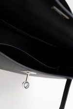 Hermes Kelly Sellier 25 Bleu Indigo Veau Epsom Leather Palladium Plated 2020 Y - Image 5