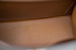 Hermes Kelly Sellier 28 Veau Epsom Leather Gold with Gold Plated Hardware 2022 Z - Image 7