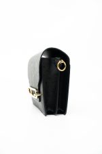 Hermès  Mini Roulis Black Ostrich Leather Gold Hardware - Image 6