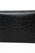 Hermès  Mini Roulis Black Ostrich Leather Gold Hardware - Image 11