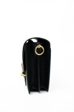 Hermès  Mini Roulis Black Ostrich Leather Gold Hardware - Image 12