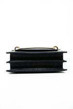 Hermès  Mini Roulis Black Ostrich Leather Gold Hardware - Image 15