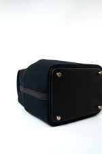 Hermès Picotin Cargo 18 Black Swift and Toile Canvas Gold Hardware - Image 6
