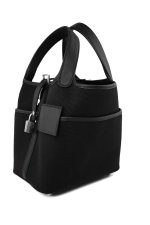 Hermès Picotin Cargo 18 Black Swift and Toile Canvas Palladium Hardware - Image 4
