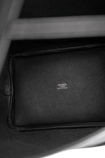 Hermès Picotin Cargo 18 Black Swift and Toile Canvas Palladium Hardware - Image 17