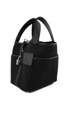 Hermès Picotin Cargo 18 Black Swift and Toile Canvas Palladium Hardware - Image 2