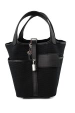 Hermès Picotin Cargo 18 Black Swift and Toile Canvas Palladium Hardware - Image 3