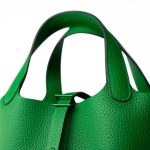 Hermes Picotin Lock PM So Green Bamboo Clemence - Image 2