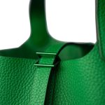 Hermes Picotin Lock PM So Green Bamboo Clemence - Image 10
