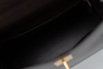 Hermes Vintage Kelly 28 Box Calfskin Chocolate Gold Metal Fittings - Image 17