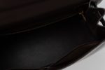 Hermes Vintage Kelly 28 Box Calfskin Chocolate Gold Metal Fittings - Image 20