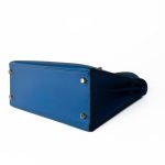 Hermes Vintage Kelly 28 Couchvel Blue France Y Stamp - Image 2
