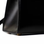 Hermes Vintage Mini Kelly Black Box Calfskin Leather Shoulder Bag - Image 3