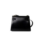 Hermes Vintage Mini Kelly Black Box Calfskin Leather Shoulder Bag - Image 17