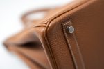 Installment of Birkin 30 Gold Veau Togo Leather Palladium Plated Hardware R - Image 9