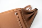 Installment of Birkin 30 Gold Veau Togo Leather Palladium Plated Hardware R - Image 10