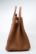 Installment of Birkin 30 Gold Veau Togo Leather Palladium Plated Hardware R - Image 14