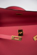 Kelly 25 Rose Azalée Veau Epsom Gold Plated C Stamp - Image 13