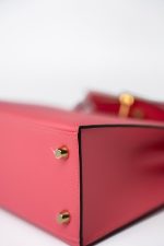 Kelly 25 Rose Azalée Veau Epsom Gold Plated C Stamp - Image 20
