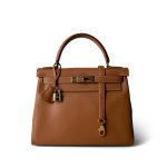 Kelly 28 Natural Chamonix Gold Plated V Stamp