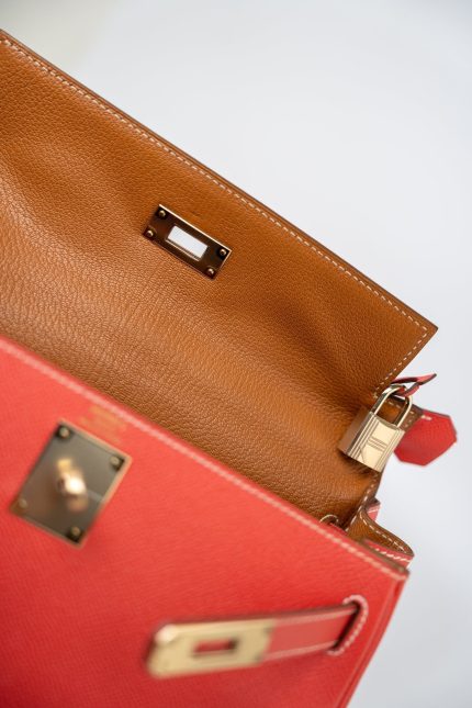 Kelly 28 Rose Jaipur Veau Epsom Leather Permabrass Hardware P Stamp