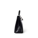 Kelly 32 Black Box Calfskin Gold Plated X Circle Stamp - Image 14
