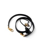 Kelly 32 Black Box Calfskin Gold Plated X Circle Stamp - Image 17