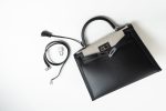 Kelly 32 Veau Swift Leather Toile Berline Palladium Plated Hardware 2019 D - Image 11