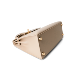 Kelly 25 Beige Box Calfskin Leather Gold Plated Hardware E Square Stamp - Image 12