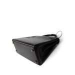 Kelly 28 Black Box Calfskin Gold Plated V Stamp - Image 4