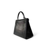 Kelly 28 Black Box Calfskin Gold Plated V Stamp - Image 14