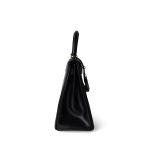 Kelly 28 Retourne Black Box Calfskin Leather Gold Plated Hardware A Square Stamp - Image 8
