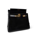 Kelly 28 Retourne Black Box Calfskin Leather Gold Plated Hardware A Square Stamp - Image 18