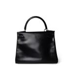 Kelly 28 Retourne Black Box Calfskin Leather Gold Plated Hardware A Square Stamp - Image 3