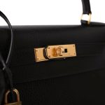 Kelly Sellier 28 Black Ardennes Gold Plated A Square Stamp - Image 10