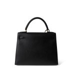 Kelly Sellier 28 Black Ardennes Gold Plated A Square Stamp - Image 7