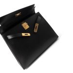 Kelly Sellier 28 Black Ardennes Gold Plated A Square Stamp - Image 23