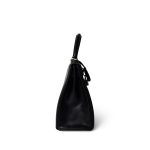 Vintage Kelly 28 Retourne Black Box Calfksin Gold Plated F Square Stamp - Image 11