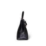 Vintage Kelly 28 Retourne Black Box Calfksin Gold Plated F Square Stamp - Image 22