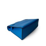 Kelly Pochette Swift Blue Zanzibar Palladium Hardware D stamp - Image 11