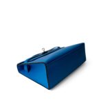 Kelly Pochette Swift Blue Zanzibar Palladium Hardware D stamp - Image 12