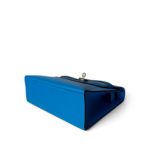 Kelly Pochette Swift Blue Zanzibar Palladium Hardware D stamp - Image 5