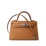 Mini Kelly Sellier Gold Veau Epsom Palladium Plated Y Stamp - Image 11